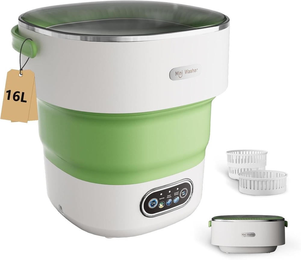 Versatile 16L Mini Laundry Machine with Multi-Cycle Options for Every Need