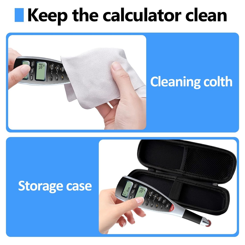 Portable Case for Scale Master with Cleaning Cloth,Storage Box for Advanced D...