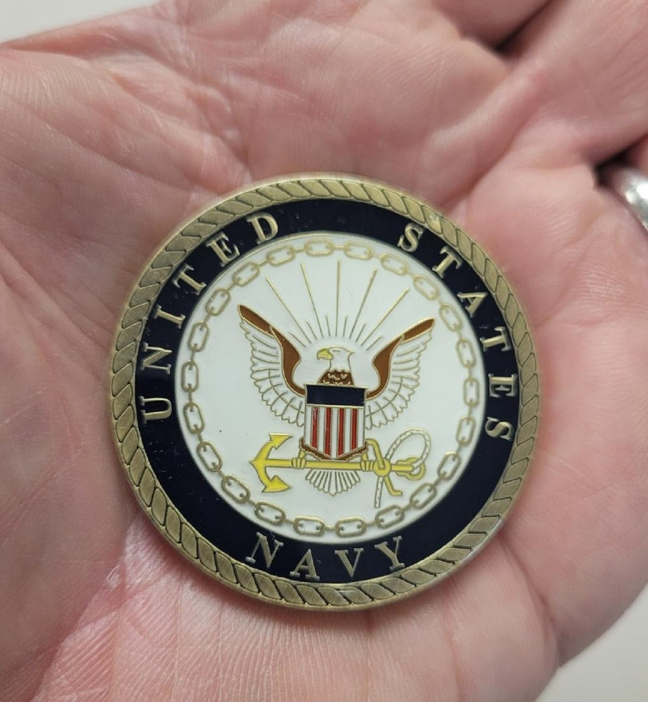 USS Thomas Hudner DDG-116 Crest Challenge Coin