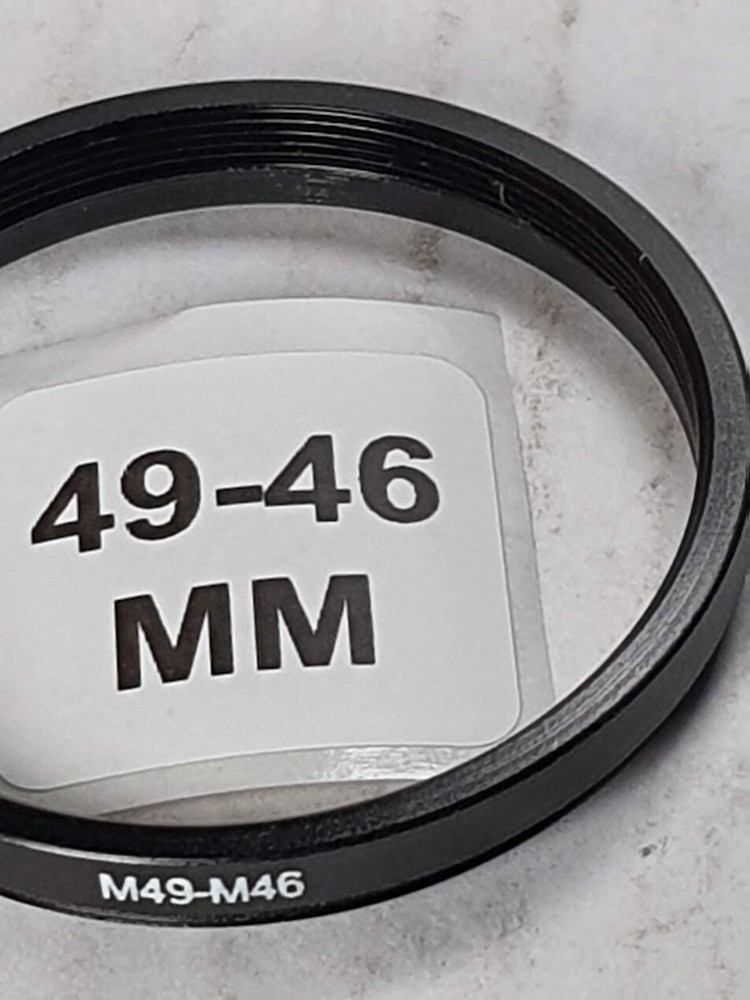 49-46mm Step-Down Lens Filter Adapter Ring 49 mm to 46mm 49mm-46mm E-49-E46