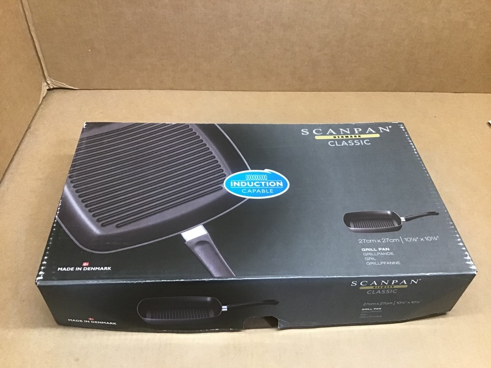 Scanpan Classic Induction Grill Pan, 10.5", Black