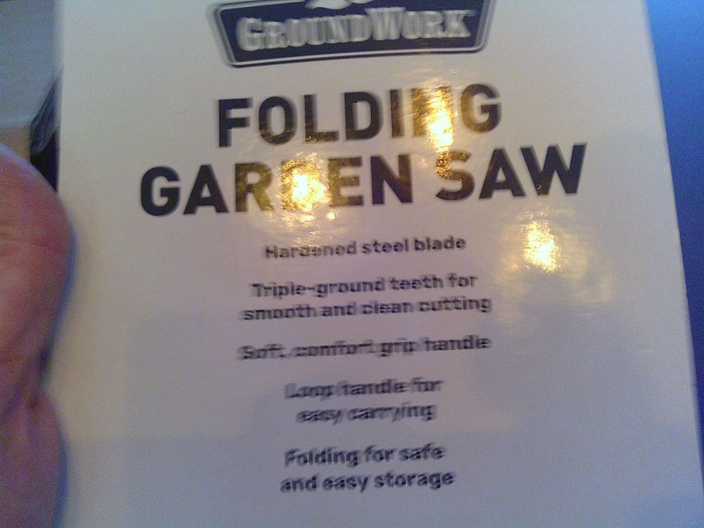 Ground Work Folding Garden Saw 2415905