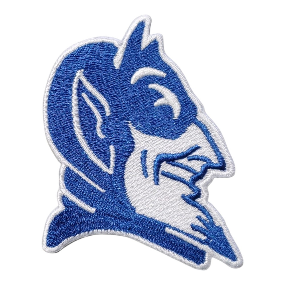 Duke Blue Devils Vintage Style Patch. Embroidered. Iron On Backing 3"x2.5"