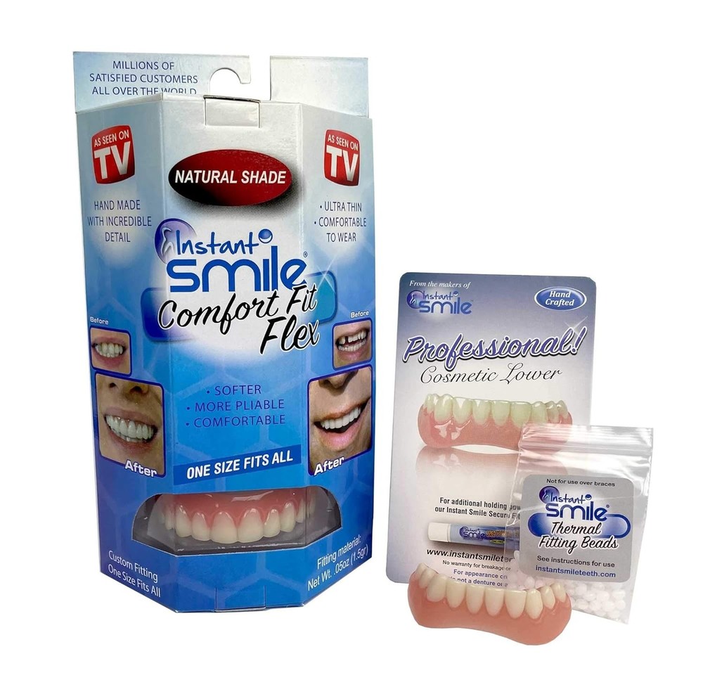 Affordable Smile Transformation with Comfort Fit Flex Teeth - Upper & Lower Set