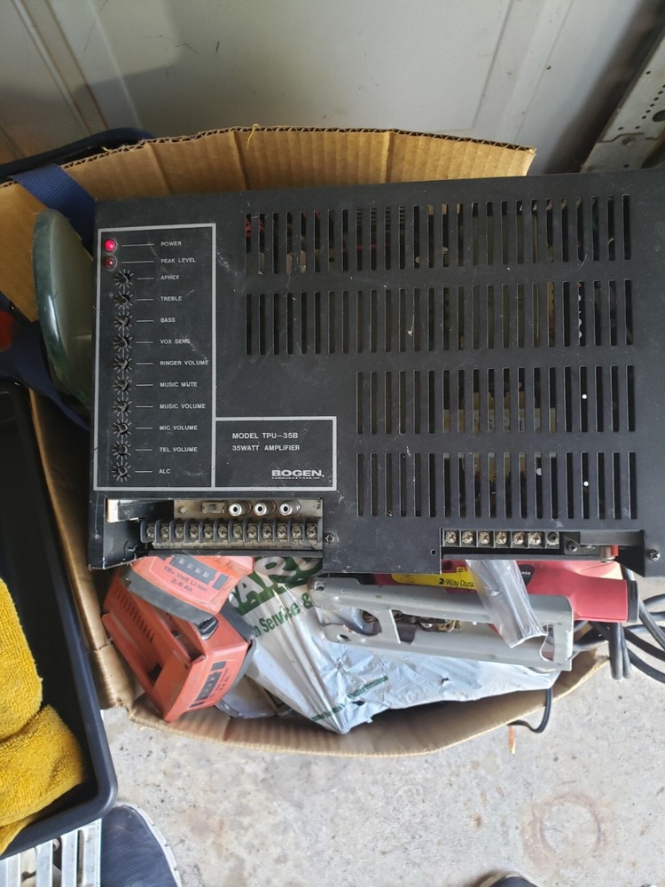 Bogen Communications TPU-35B   Paging Amplifier