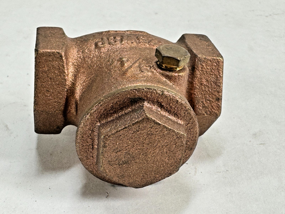 Bronze Swing Check Valve 3/4" Class 125 NPT Thread Ends