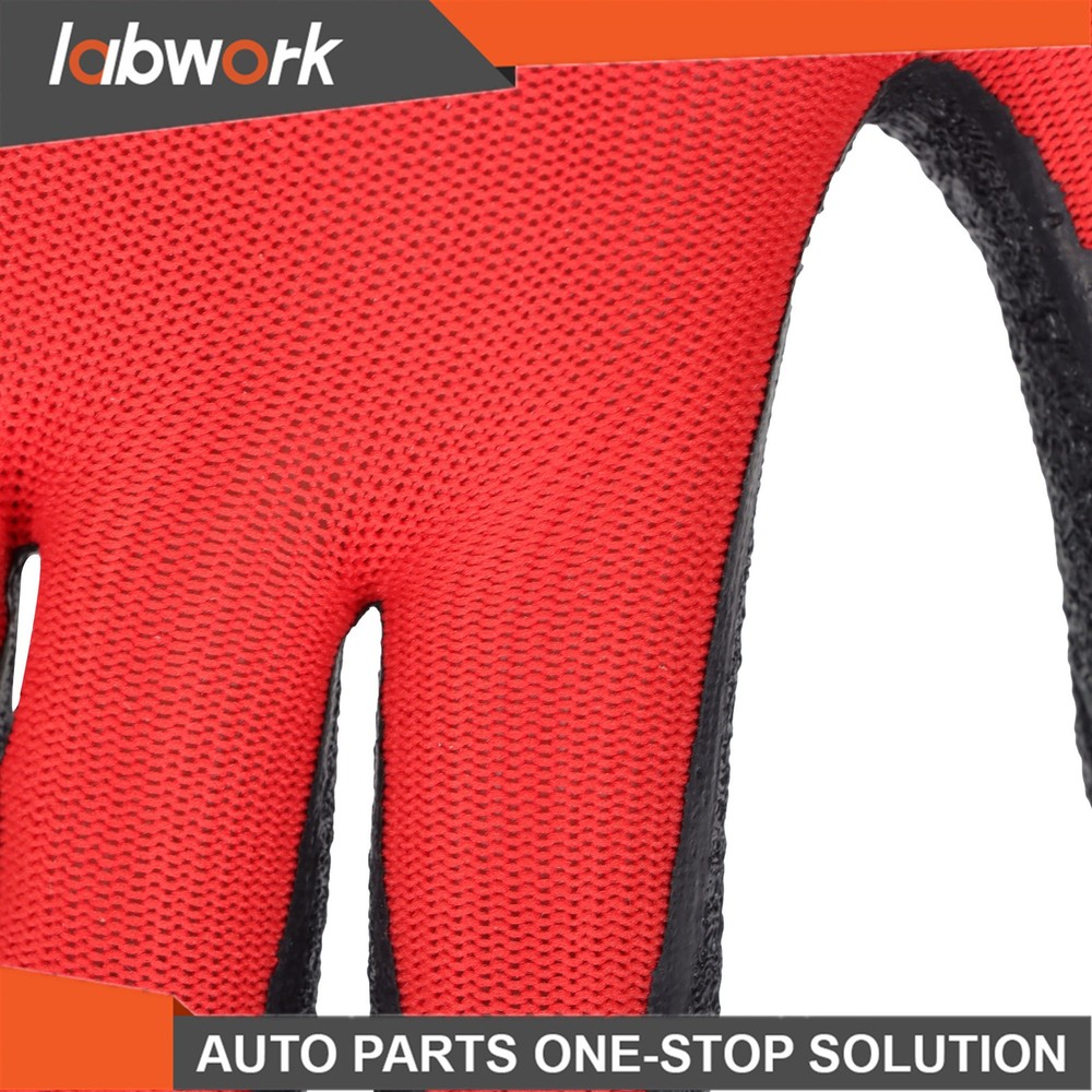 Labwork Cut Resistant Size L 12Pack Crinkle Latex Rubber Coated Grip Work Gloves