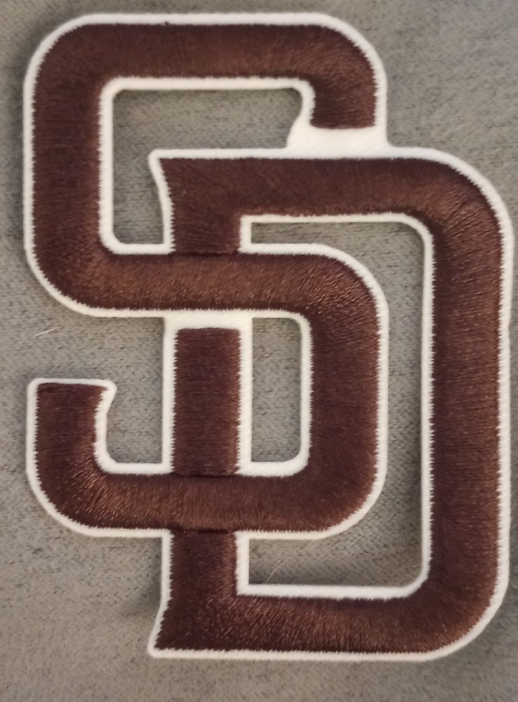 SAN DIEGO PADRES IRON ON PATCH