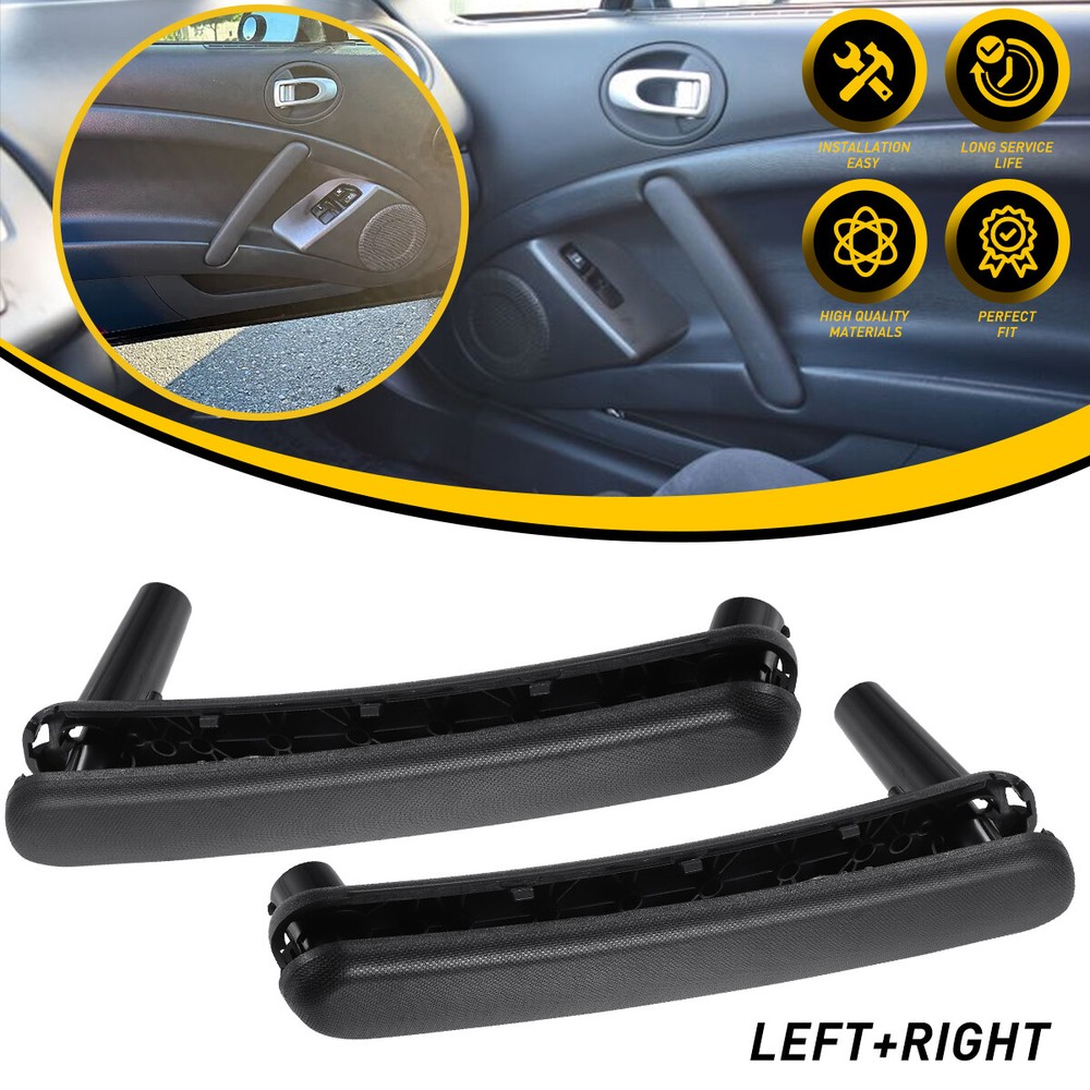 Black Front LH / RH Interior Pull Door Handle for Mitsubishi Eclipse 2006-2012