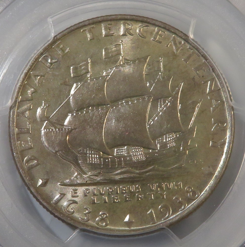 1936 - Delaware Commemorative Half Dollar - PCGS MS66