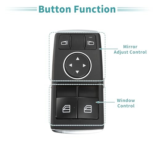 ACROPIX Front Left Driver Side Power Window Switch Window Control Switch Fit for