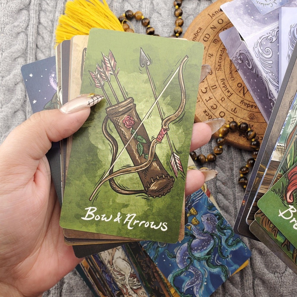 Magical Creatures Tarot by WilderHeartsStudio 78 Card Tarot Deck USED