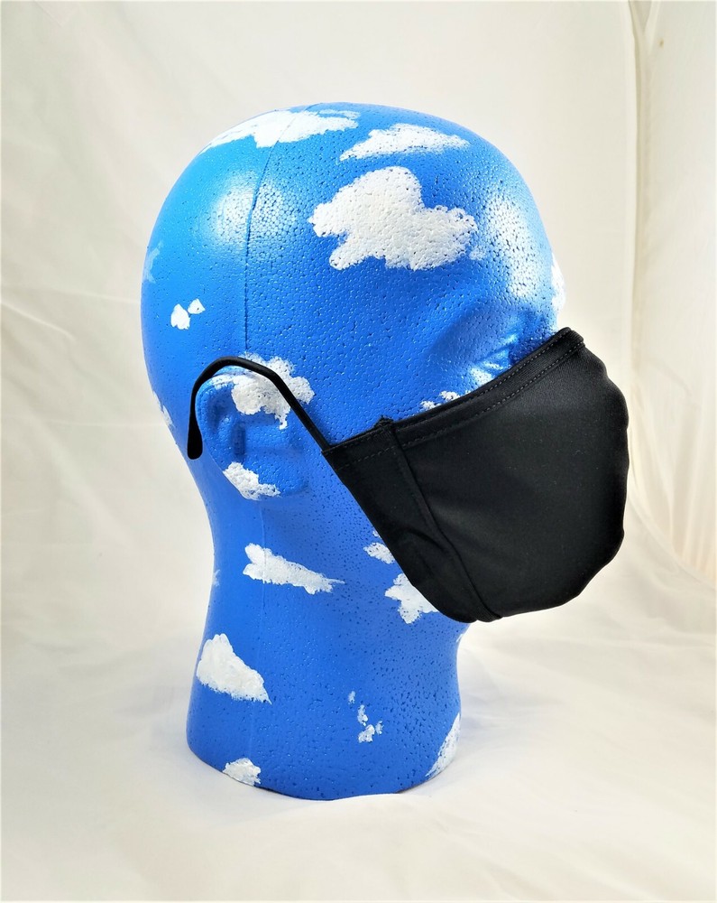Comfortable BioSmart Fabric Face Mask with Adjustable Silicone Earpieces