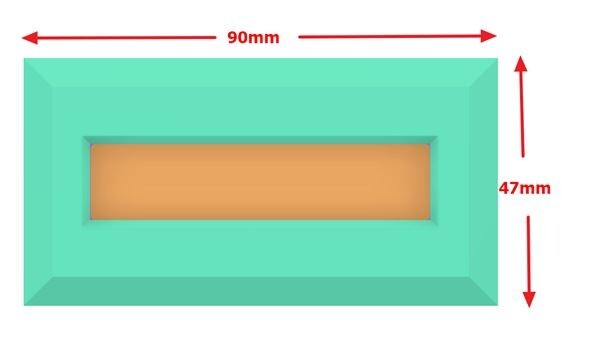Arduino Enclosure Bezel For OLED 1602 LCD Display 16 X 2 Screen Module