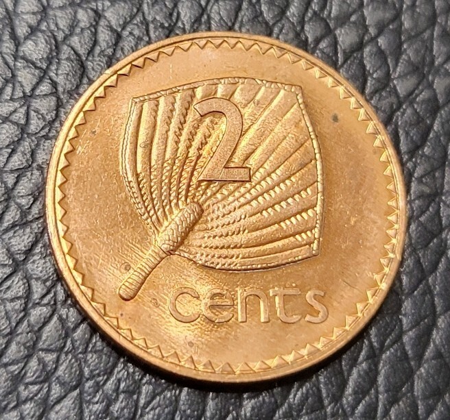 1992 Fiji 2 Cents Coin