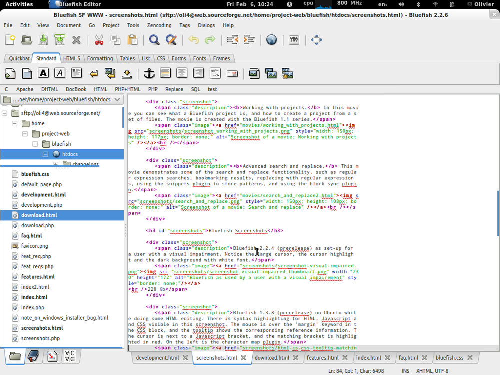 Bluefish Code Editor for Web Developers | HTML Editor | Free Shipping | DVD