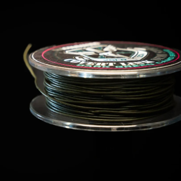 Commando Covert Link Semi Stiff Coated Hooklink 25lb Green