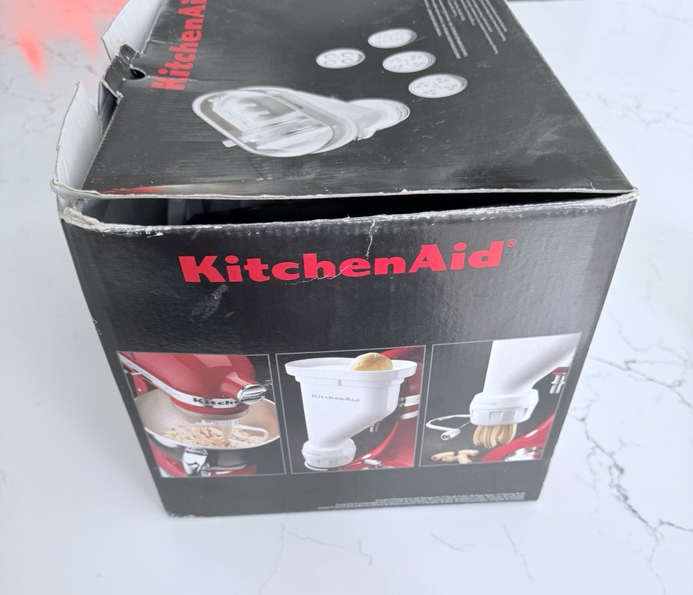 KitchenAid Gourmet Pasta Press Extruder With Attachments 6 Discs KPEXTA