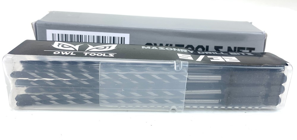 MASONRY BITS 5/12 Carbide Hammer Drill Bits new seal in box.