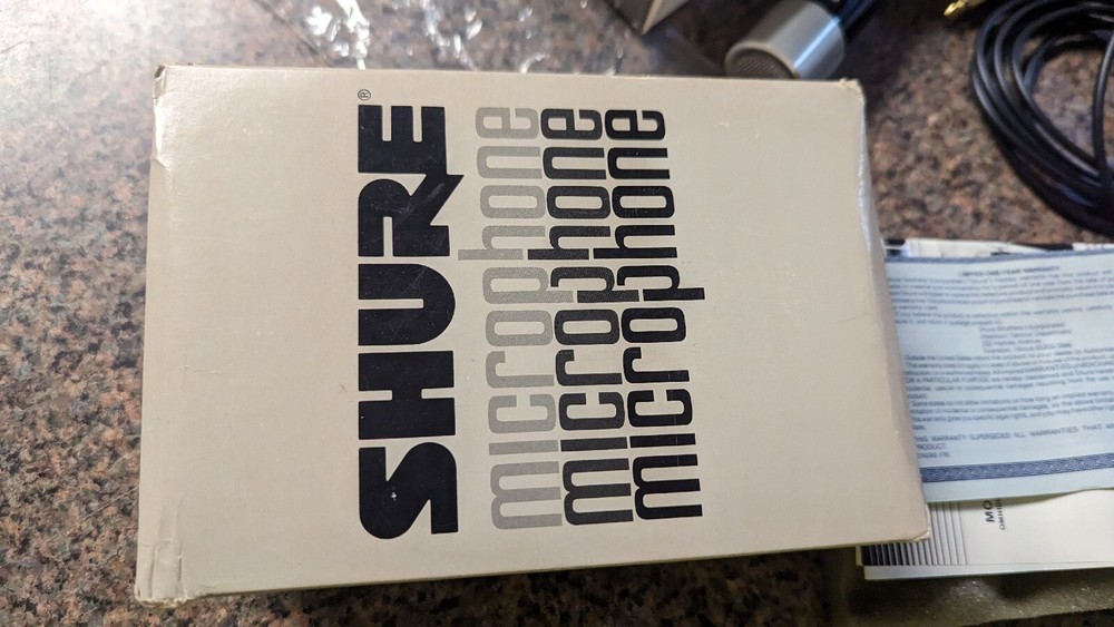 Shure 575SB Versadyne dynamic microphone