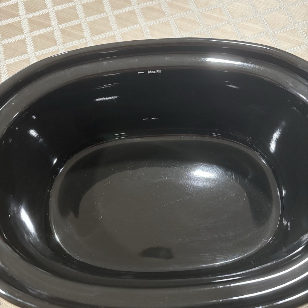 KitchenAid 6-Quart Slow Cooker with Solid Glass Lid - RRKSC6223SS Used Tested