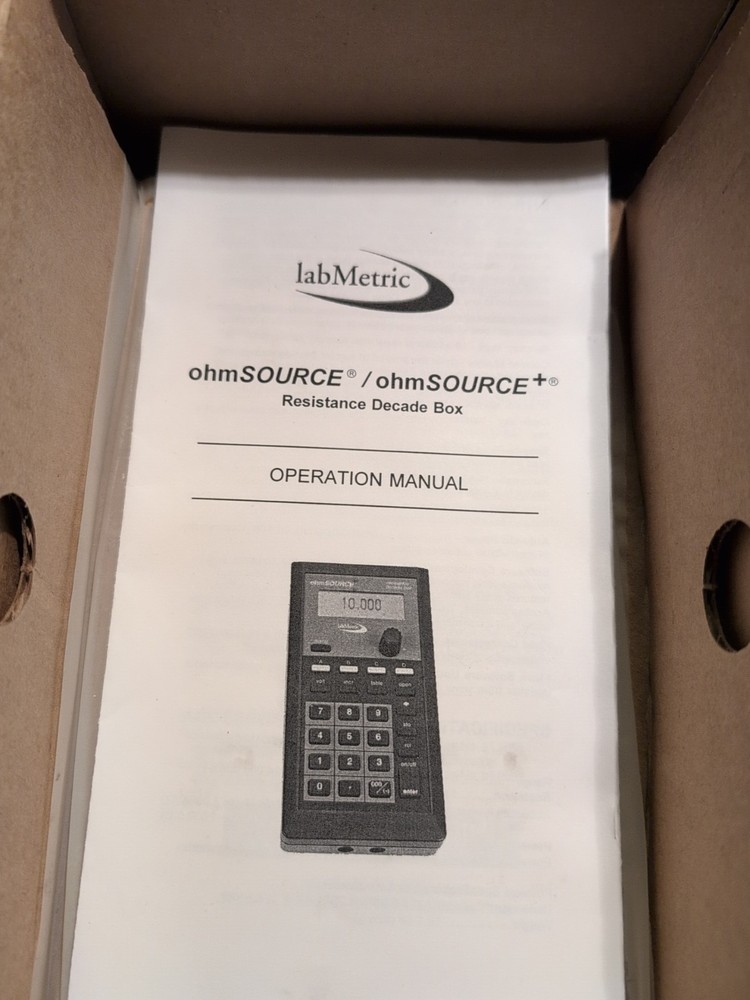 labMetric ohmSOURCE Resistance Decade Box OS1033-A