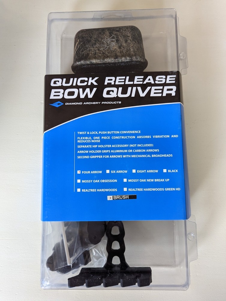 Diamond Archery by Bowtech - Compound Bow 1-Piece Quiver - Brush