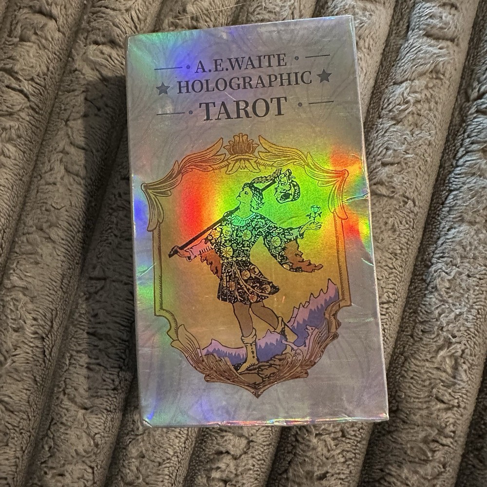Tarot Deck Holographic Cards Deck Fortune Teller Card Oracle Digital Guide New