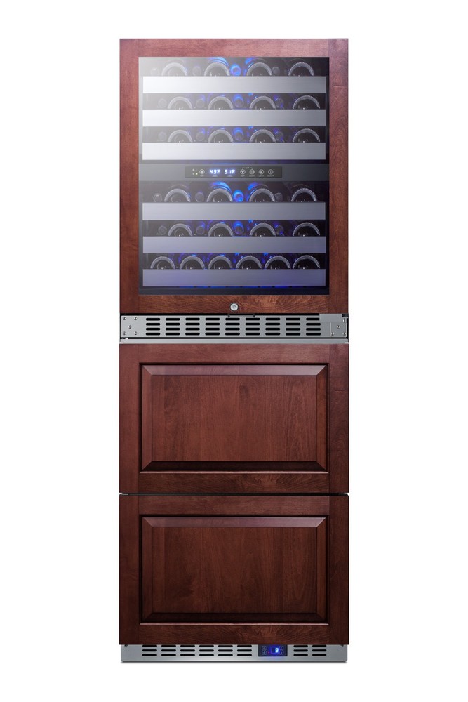 Summit SWCDAF24PNR 24"W 46 Bottle Capacity - Panel Ready