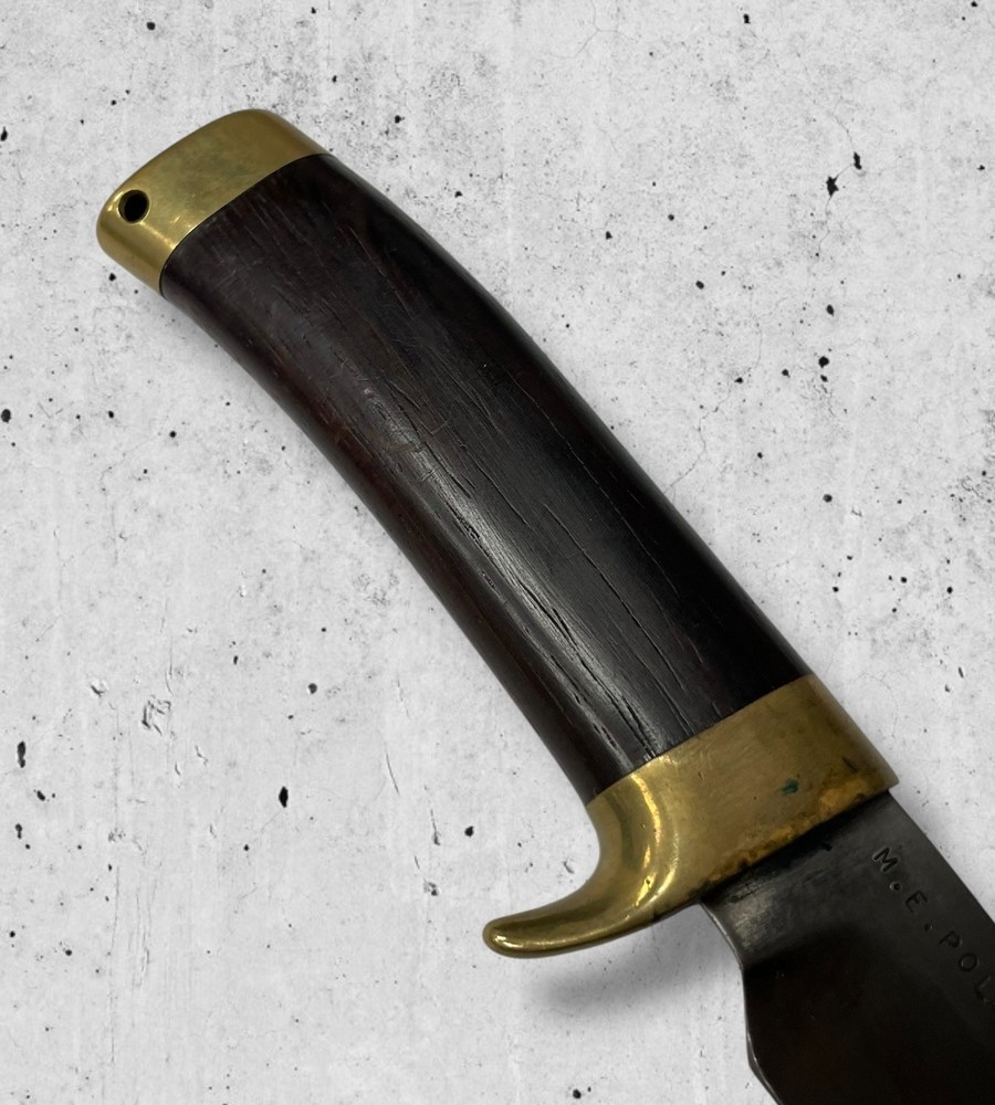 Robert Parish 17 Fixed Blade Knife w/ Leather Sheath