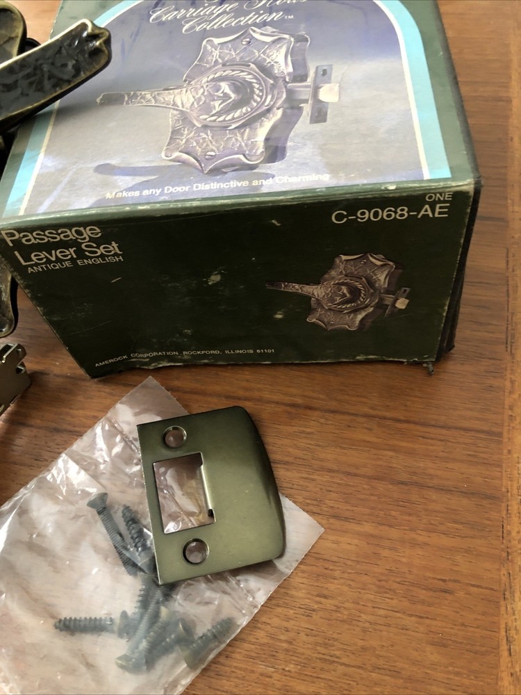 Amerock Mint Condition Doorknob Passage Set.