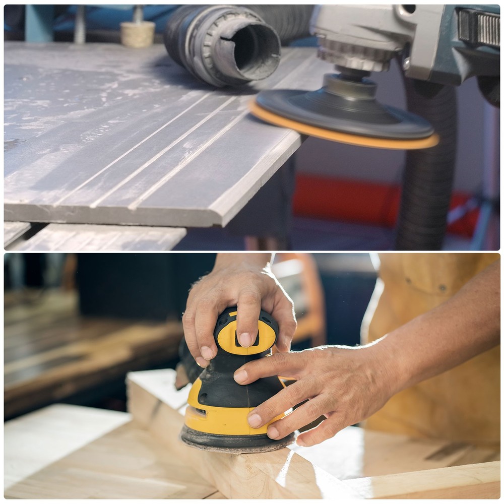 25pcs Sanding Discs 5 Inch 9-Hole 2000 Grit Hook & Loop Discs