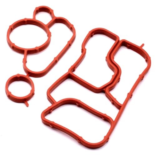 Engine Oil Cooler Gasket Kit Compatible for VW Beetle CC Eos Golf Jetta Passat