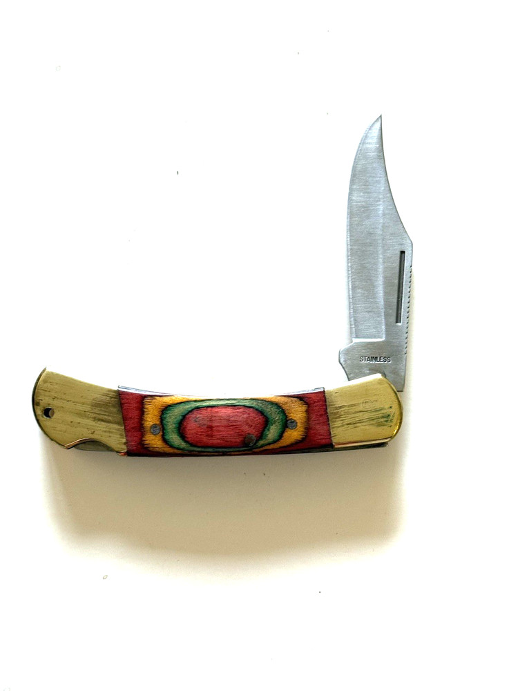 Folding Knife With Sheath