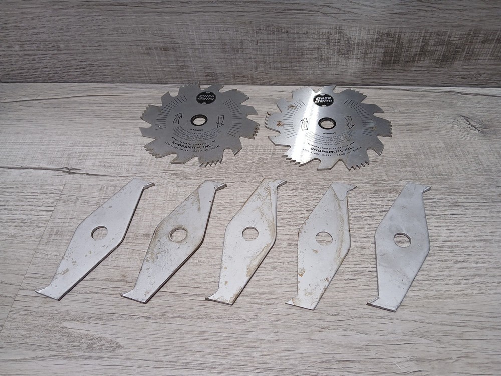 Shopsmith 6” Stacking Dado Saw Blade Set "New Old Stock"