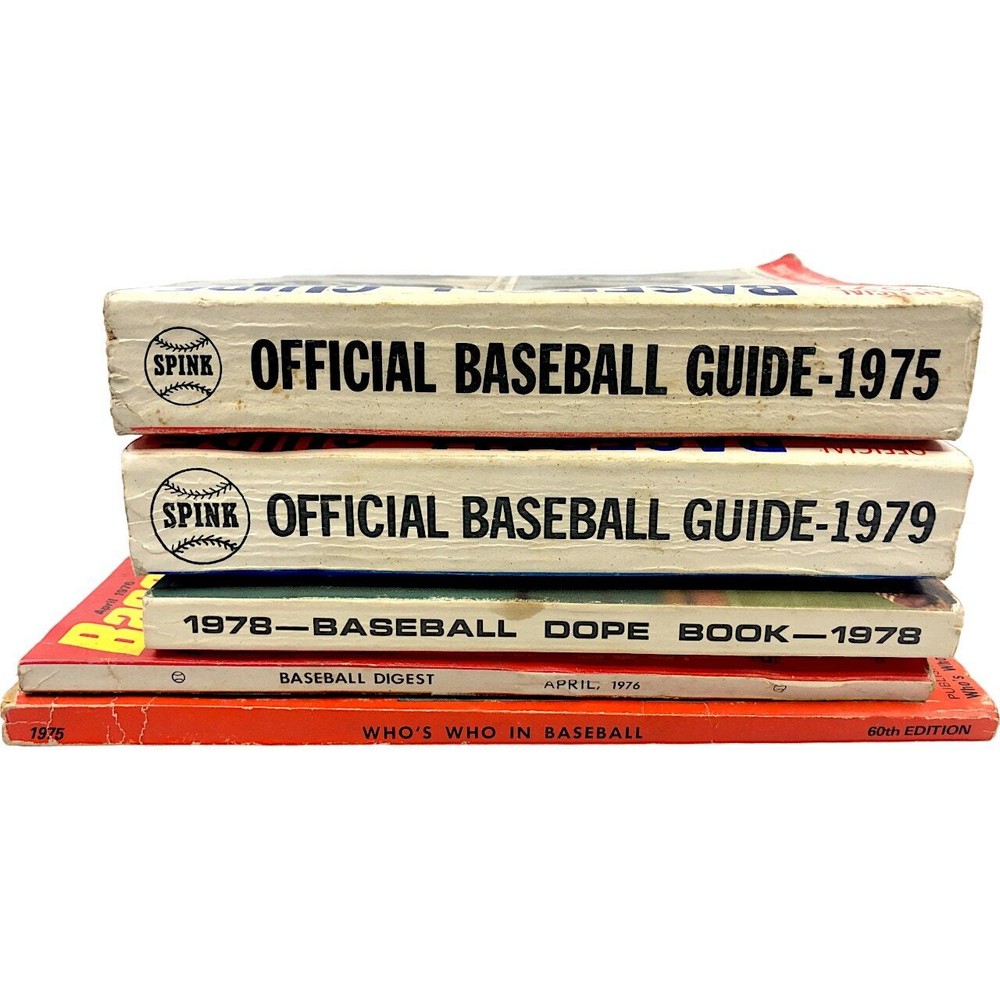 Baseball Books and Guides 1970's