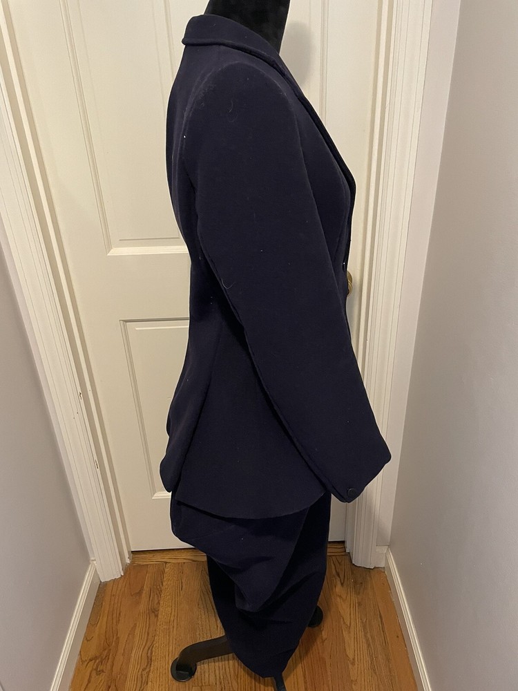 Langston & Sons Navy Side Saddle Habit Jacket Apron