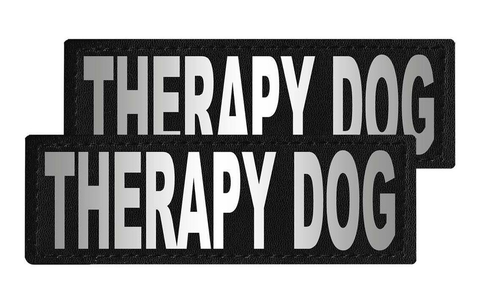 Removable Patches (2 Per Pack) - 2 x 6" THERAPY DOG