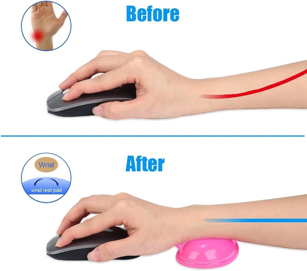 Gel Mouse Wrist Support Pad