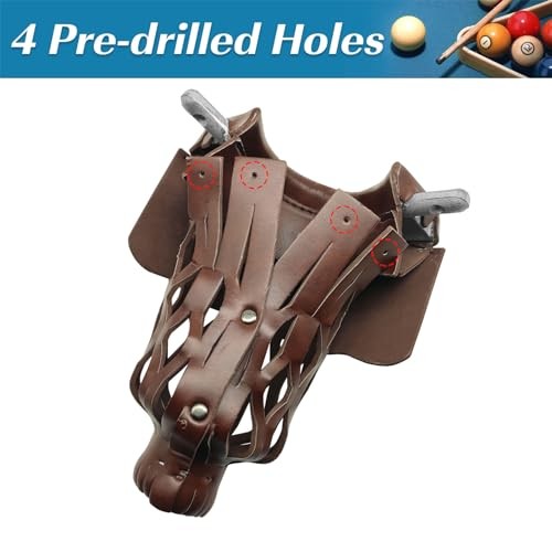 Billiard Pool Table Pockets Heavy Duty PU Leather Billiard Pockets Set of