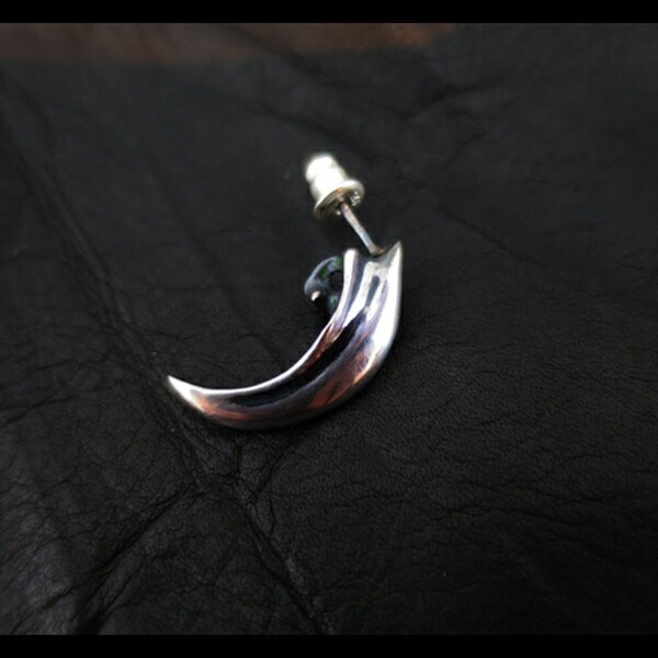 K-SMITH Eagle Claw Stud Earring 23mm Single Piece Silver 925