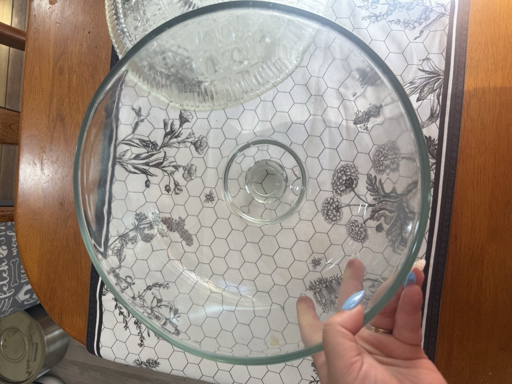 The Presentations: Crystal Collection Cake Plate With Glass Dome READ