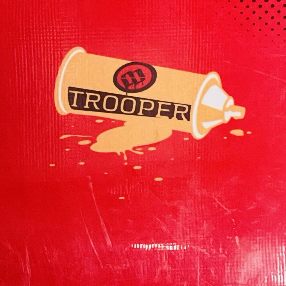 Morrow Trooper Snowboard Boys 45” Red Black Slider Bindings Soft Flex Hyper Core