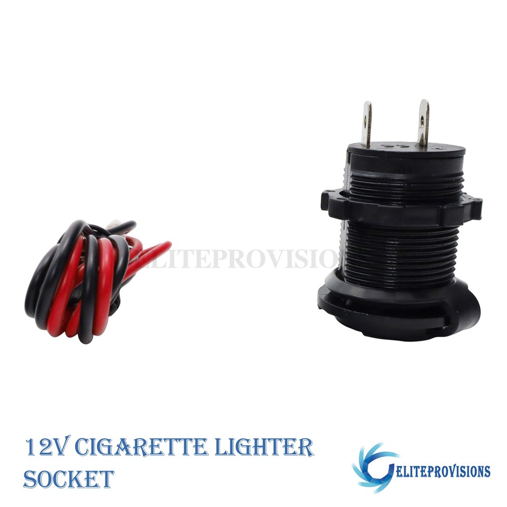 *Cigarette Lighter Socket Power Outlet Socket Receptacle Car Motorcycle ATV 12V*