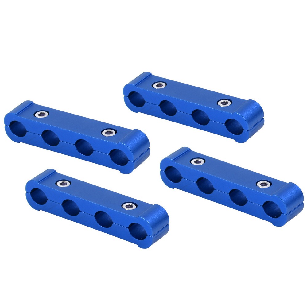 Spark Plug Heat Shield Protector Engine Spark Plug Wire Separator Blue 20Pcs