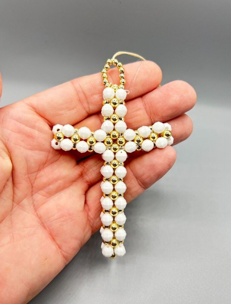 Beaded Cross Hanging Window Decorations