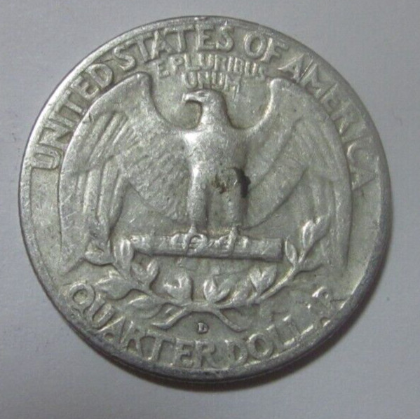 1959 D Washington Silver Quarter 90% Silver