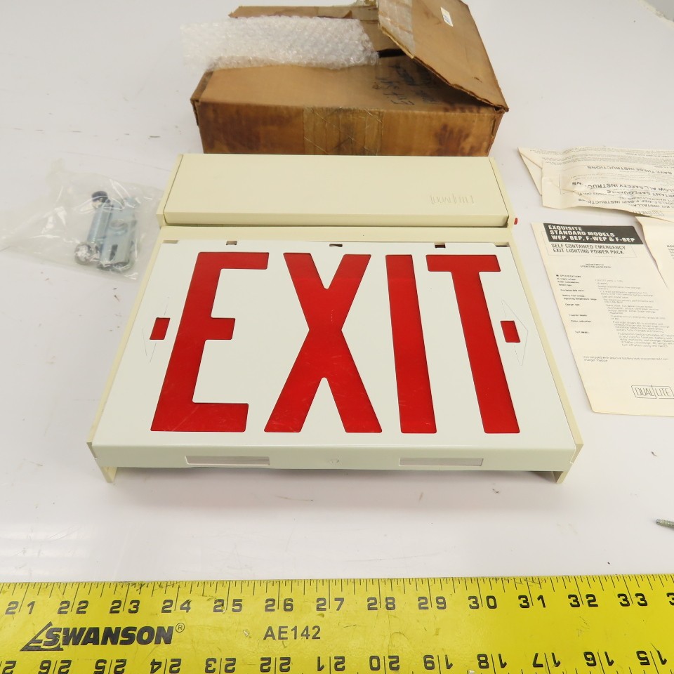 Dual Lite ESRWW-WEP Self Contained Emergency Exit Light Power Pack 120/277VAC