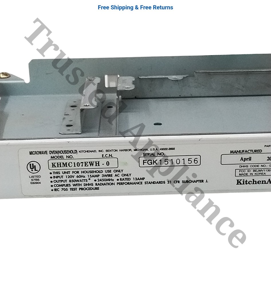 Microwave Control Panel Console 4359035 WHITE