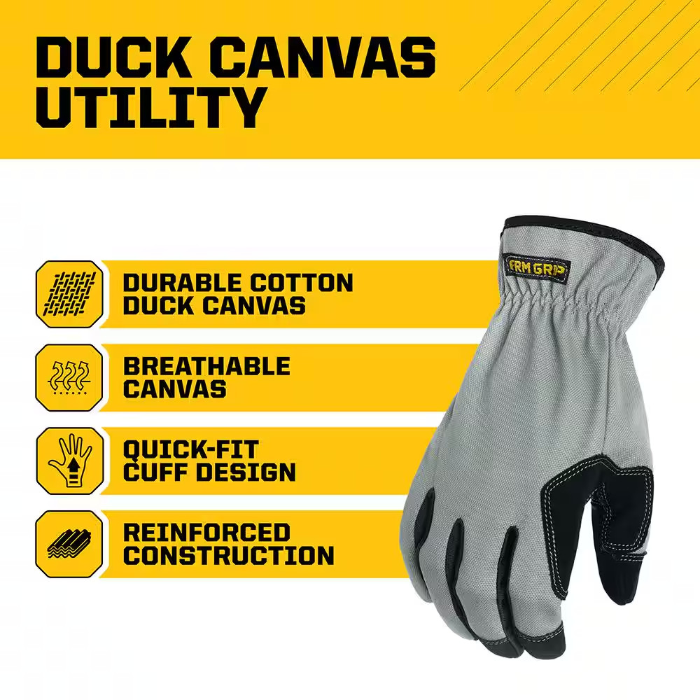 Extra Large Duck Canvas Utility Glove